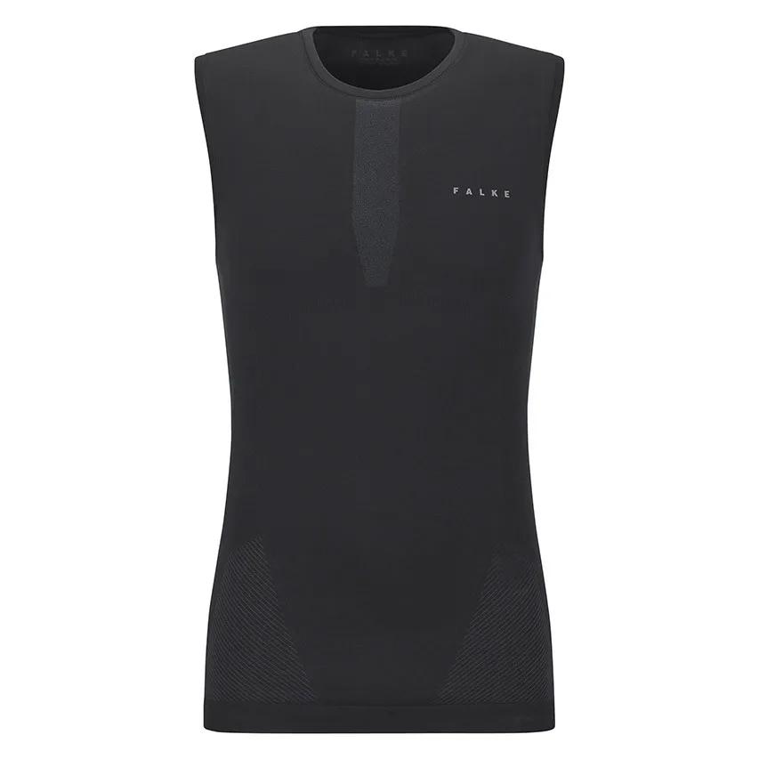 Falke   O-hals Thermo Tanktop  Heren  Zwart