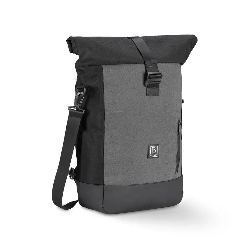 Brisby  Fietstas 20-26 Liter Waterdicht  Grijs