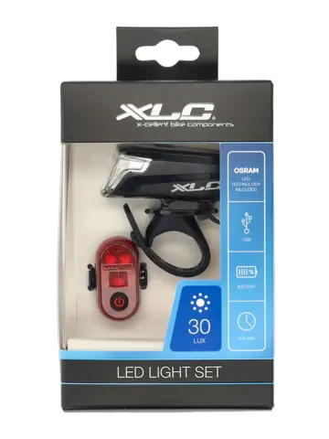 XLC Lampset Led USB Zwart