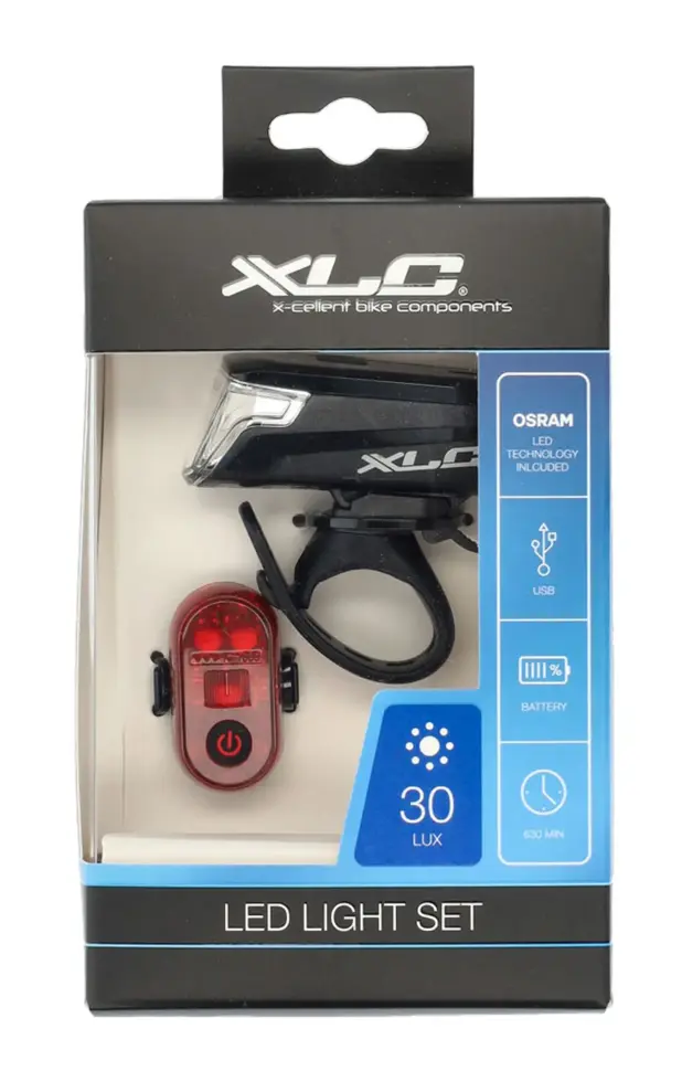 XLC Lampset Led USB Zwart
