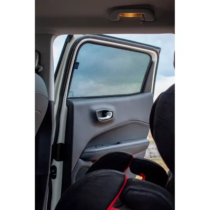 Jeep Compass (MX) 2017 - Zonneschermen achterportieren - Car Shades