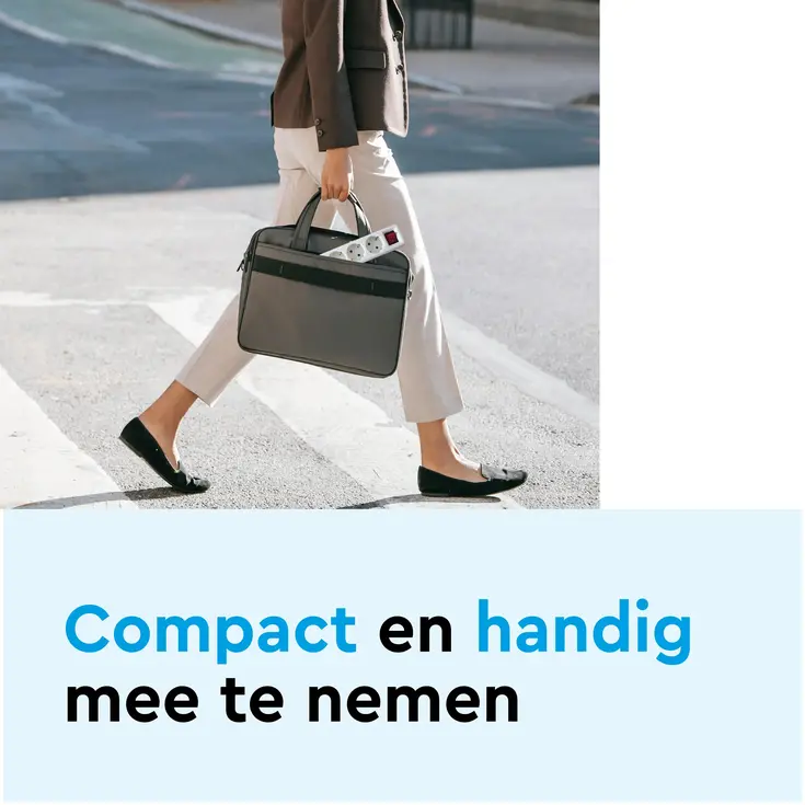 Stekkerdoos 6‑voudig met schakelaar – 1,4 m