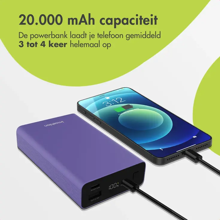 Mini Powerbank 20.000 mAh
