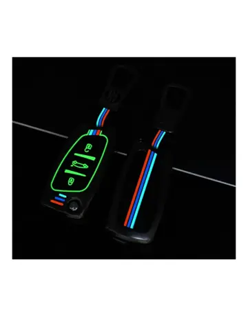 Metalen Sleutelhoesje voor Peugeot grijs C3