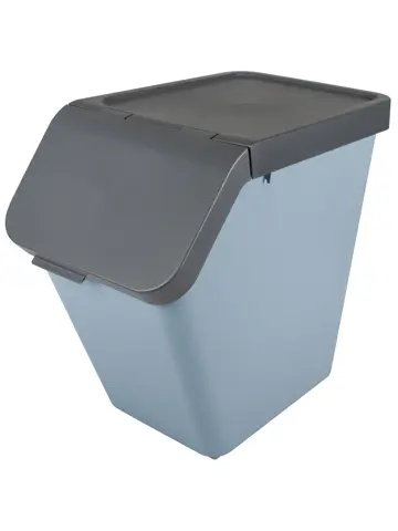 Sigma home - Prullenbak met deksel - 40L