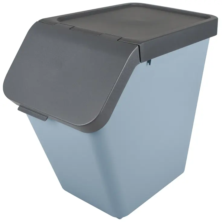 Sigma home - Prullenbak met deksel - 40L