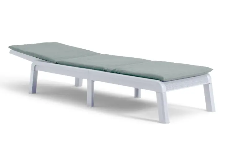Mallorca Ligbed Wit - 187.5x58x29cm