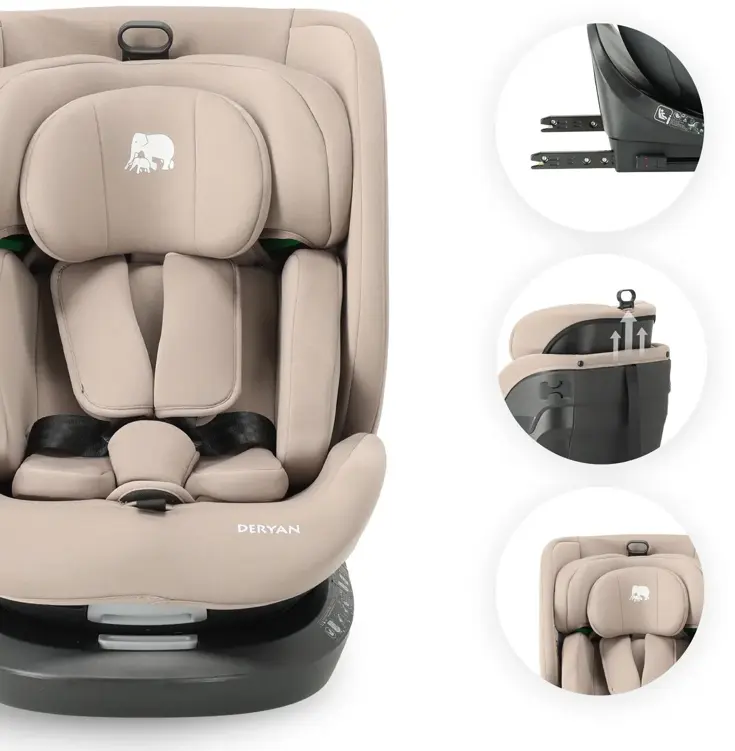 Cassie Luxe i-size/Isofix Autostoel - 360° rotatie