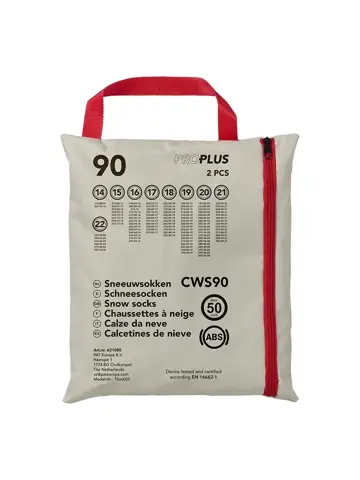 ProPlus Sneeuwsokken Auto - CWS90 - Set van 2