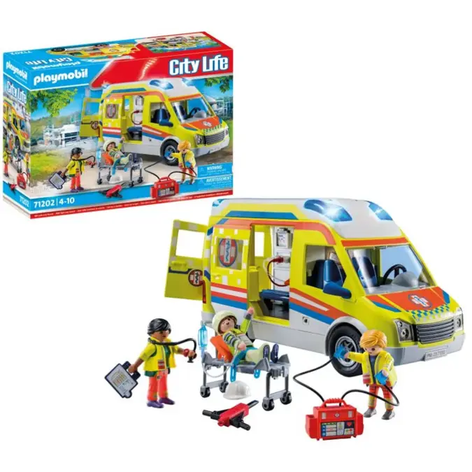 PLAYMOBIL® Ambulance met licht en geluid 71202