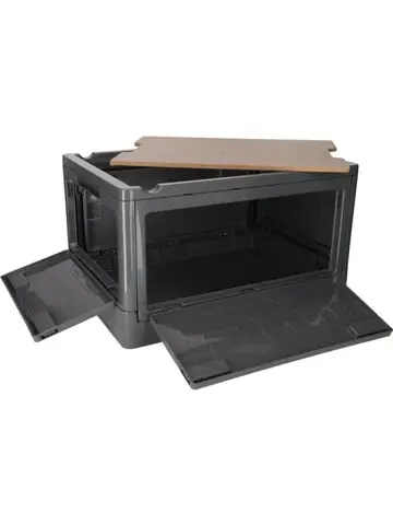 Inklapbare opbergkrat met deksel