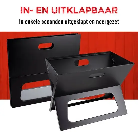 BBQ Tafel BBQ Houtskool - 46 x 36,5 x 28 cm