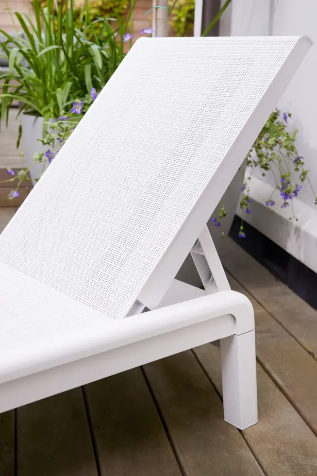 Mallorca Ligbed Wit - 187.5x58x29cm