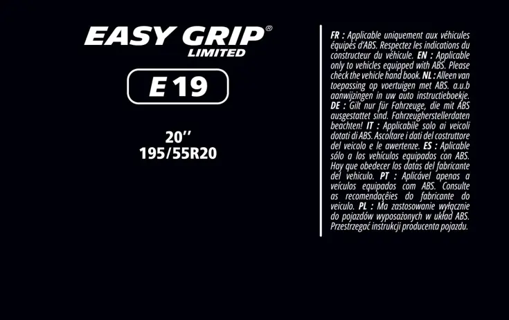 Sneeuwkettingen - Easy Grip- EG-E19
