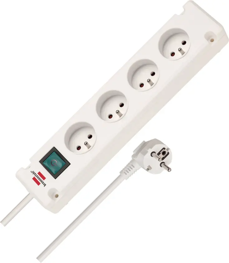 Stekkerdoos 4-Voudig 150cm 3500W Franse Voedingen