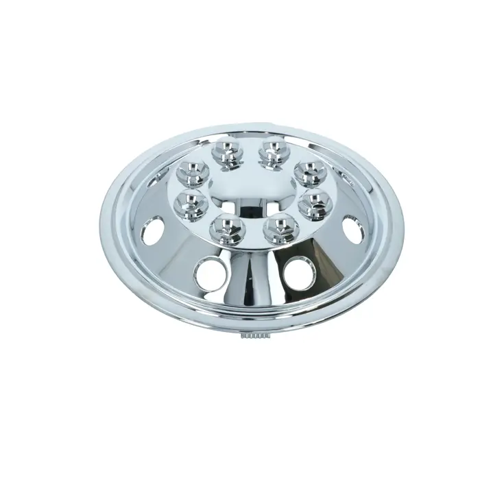 Wieldoppenset Chroom Bolvormig 14" - 4 Stuks