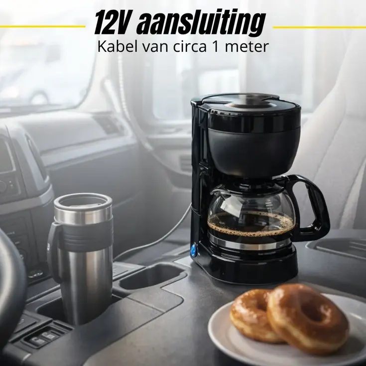 Compact koffiezetapparaat 12V