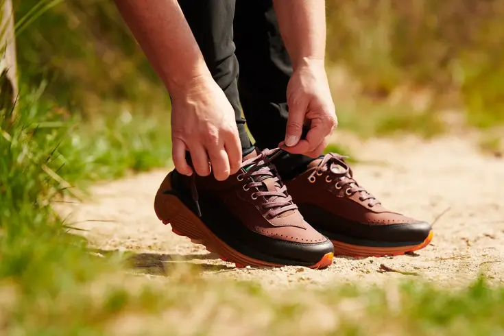 INCA – Bruin/Zwart - Wandelschoenen Dames