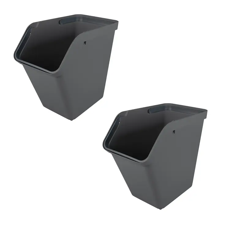 Sigma home sorteer unit 40L antraciet- 2 dlg