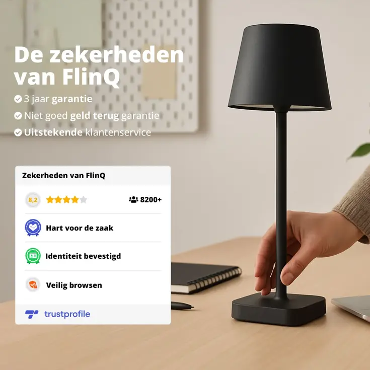 Tafellamp Lume - 3 lichtstanden - 38cm