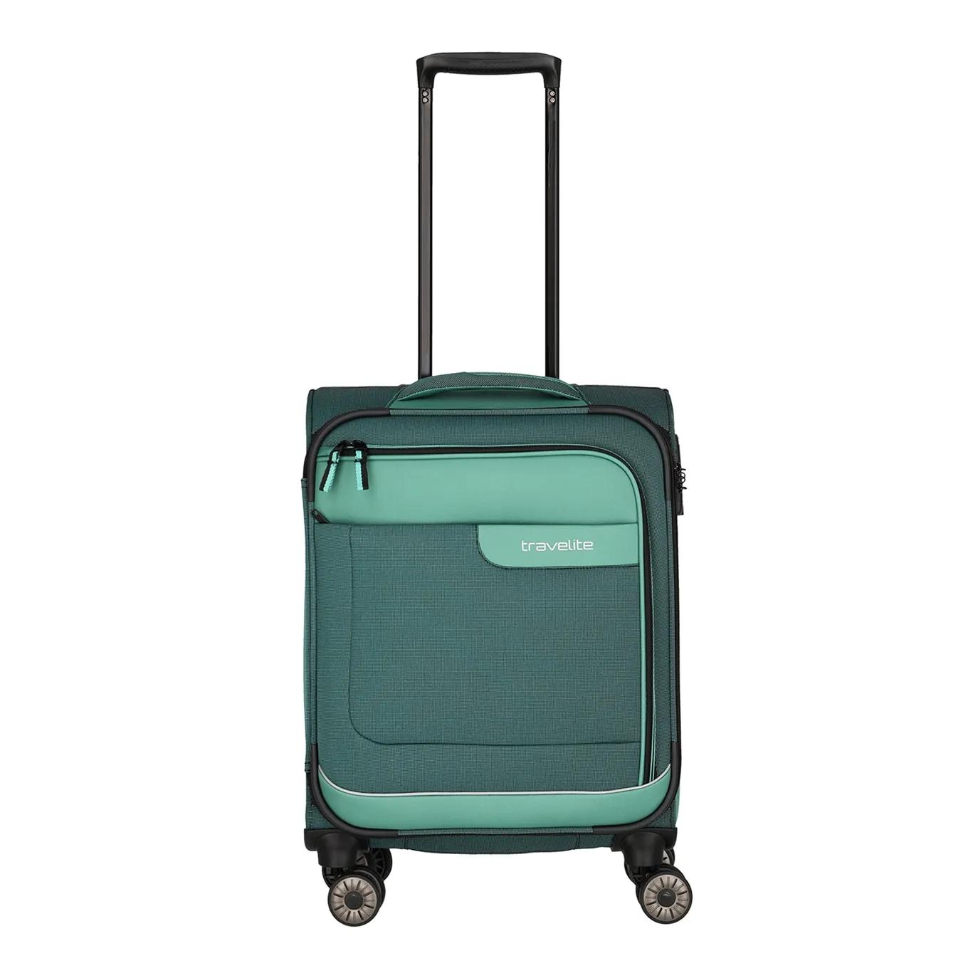 Travelite  Viia 4 Wheel Trolley S green Groen  Groen main product image