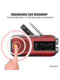 Noodradio Solar Powerbank Opwindbaar