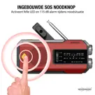 Noodradio Solar Powerbank Opwindbaar