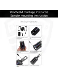 Metalen Sleutelhoesje voor Lync & Co grijs 01