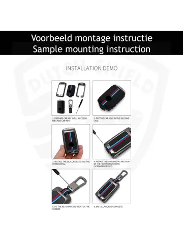 Metalen Sleutelhoesje voor Lync & Co grijs 01