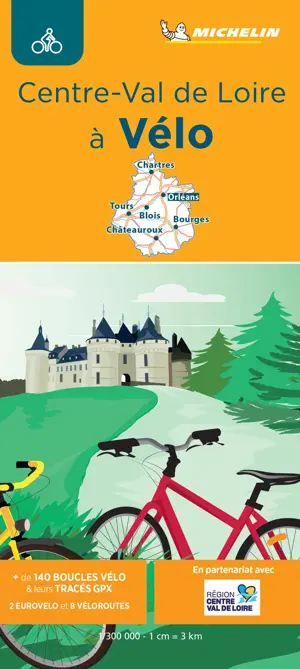 Fietskaart Centre-Val de Loire à vél