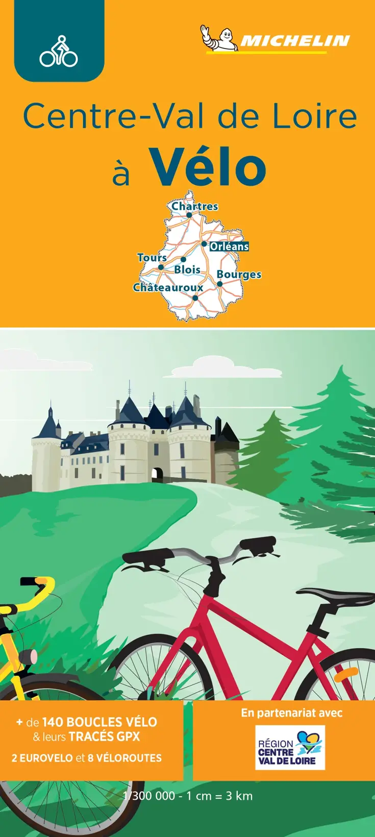 Fietskaart Centre-Val de Loire à vél