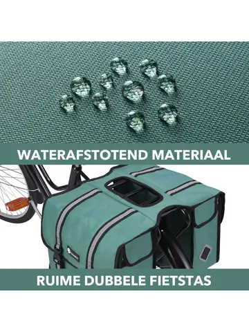 Packaway Dubbele Fietstassen 36L