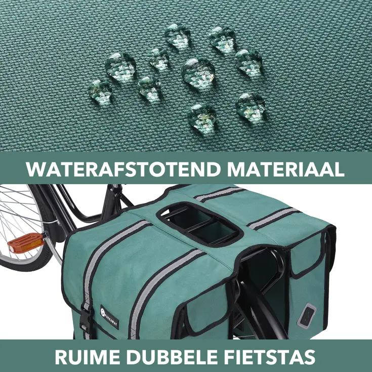 Packaway Dubbele Fietstassen 36L