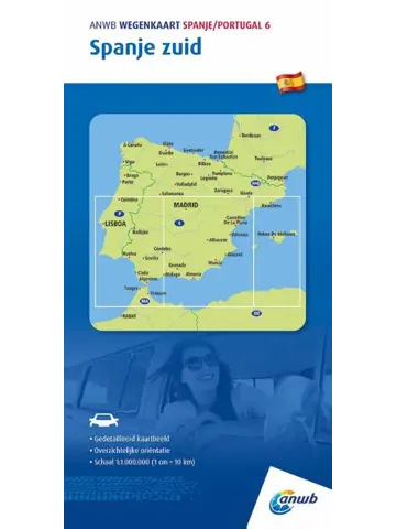 ANWB Wegenkaart Spanje Zuid