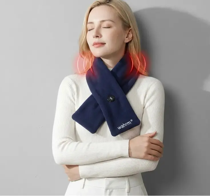 Oplaadbare verwarmende shawl - drie standen