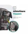 Voltano Dubbele Fietstas Floral Elegance