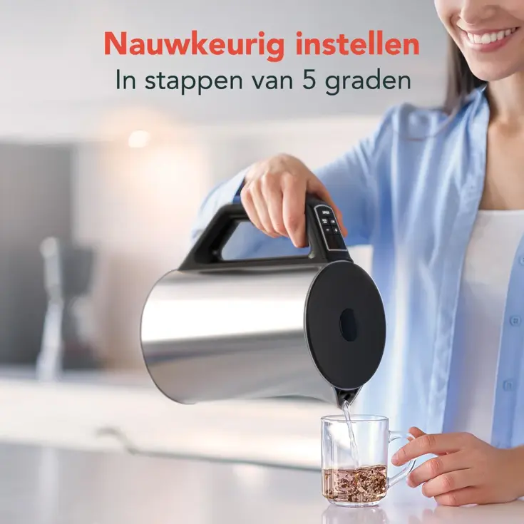 Waterkoker – 1,5L – Zilver