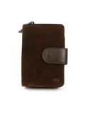 Loet - Suede ritsportemonne - 6 pasjes