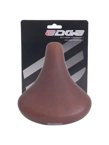Edge Fietszadel Stad Retro - Donkerbruin
