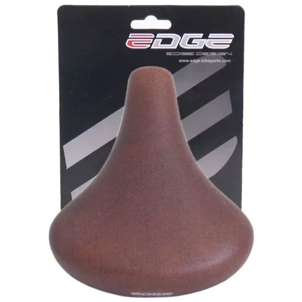 Edge Fietszadel Stad Retro - Donkerbruin