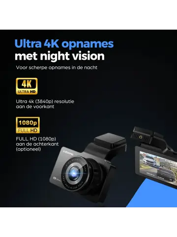 M63 Lite True 4K Wifi dashcam