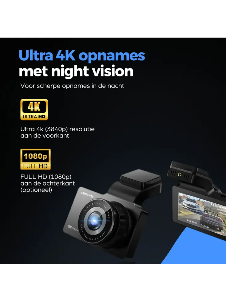 M63 Lite True 4K Wifi dashcam