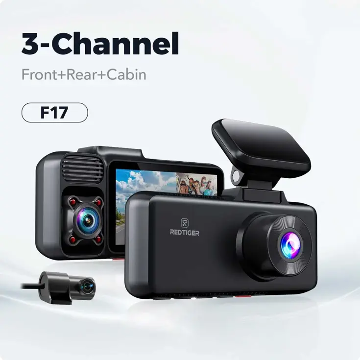 F17 3CH 4K Wifi GPS 64gb dashcam