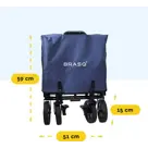 Bolderkar - Opvouwbaar - 80 KG