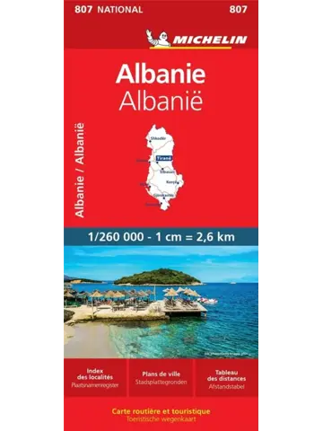 Wegenkaart National 807 Albanië