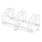 ProPlus Fietsenrek - 32.5x72x27cm - Zilver