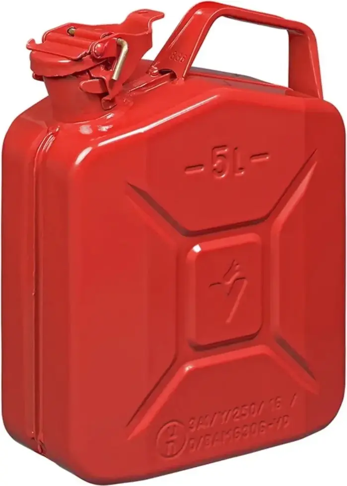 Jerrycan 5L metaal rood