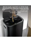 Prullenbak met Deksel en Sensor - 55 Liter