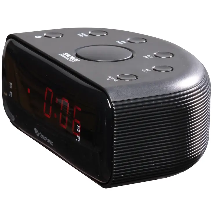 Wekker FM Klokradio Dual alarm Snooze functie