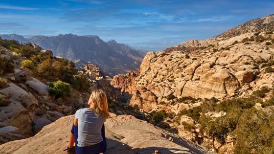 jordanie_dana_dana biosphere reserve_uitzicht_reiziger_shutterstock_2257424079